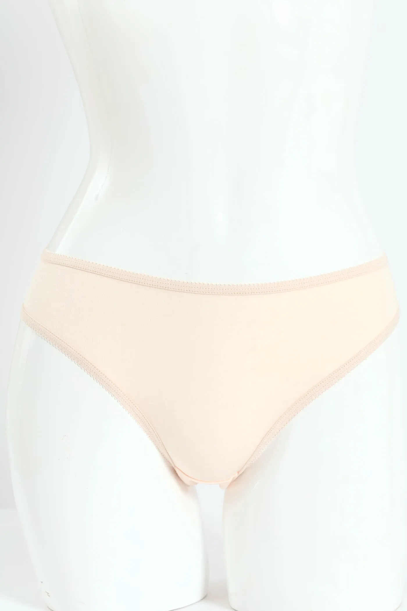 5 Pack Cotton Stretch Bikini Panties - Floral/White/Check/Orange sold by Edgars