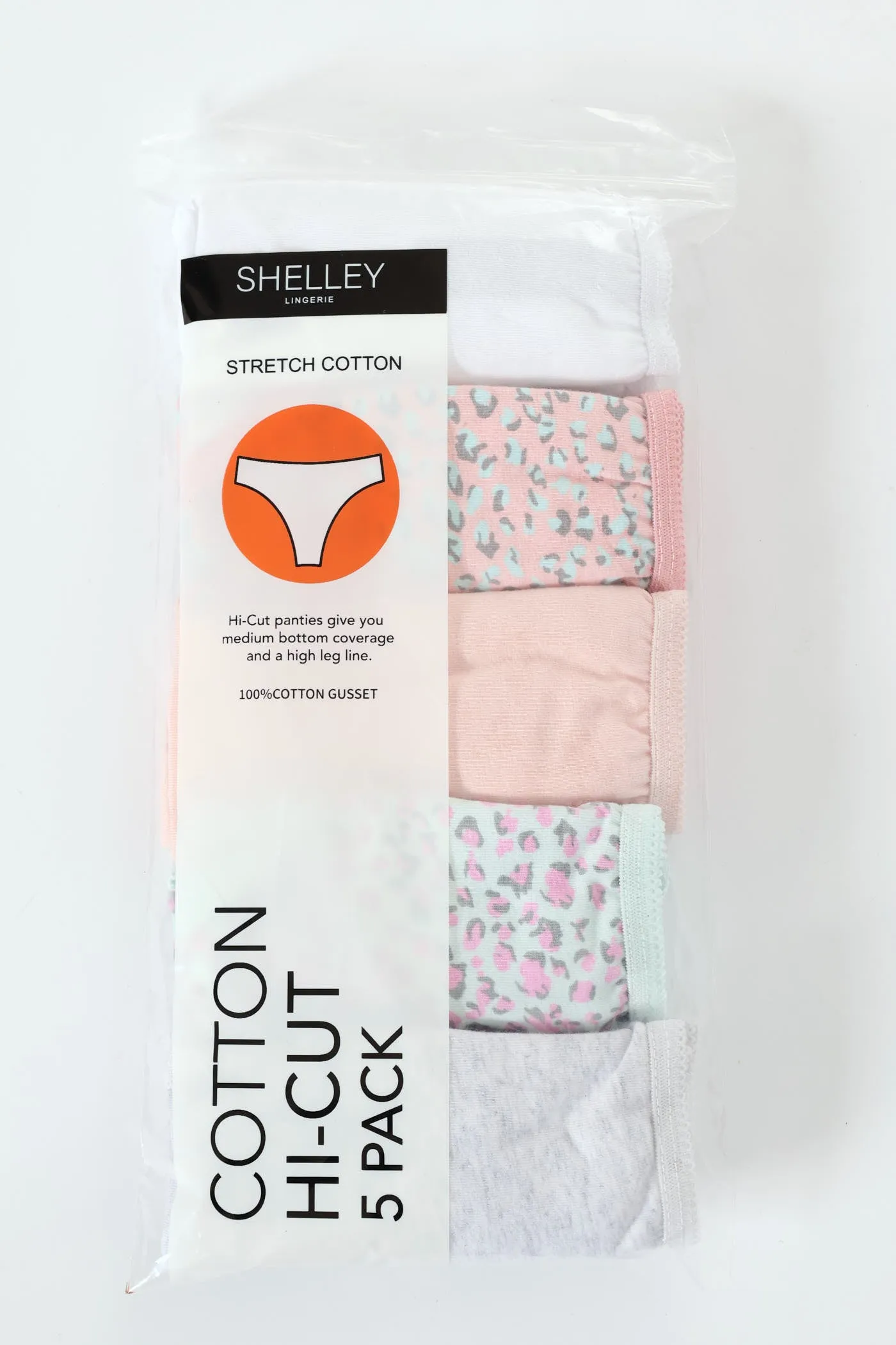 5 Pack Stretch Cotton Hicut Panties sold by Edgars product image thumbnail 2