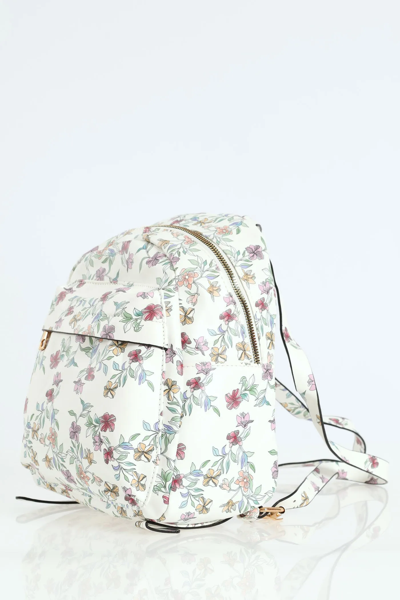 Floral Print Backpack - White sold by Edgars product image thumbnail 3