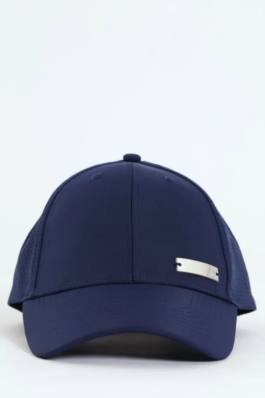 Runner Cap With Metal Ingot - Navy sold by Edgars