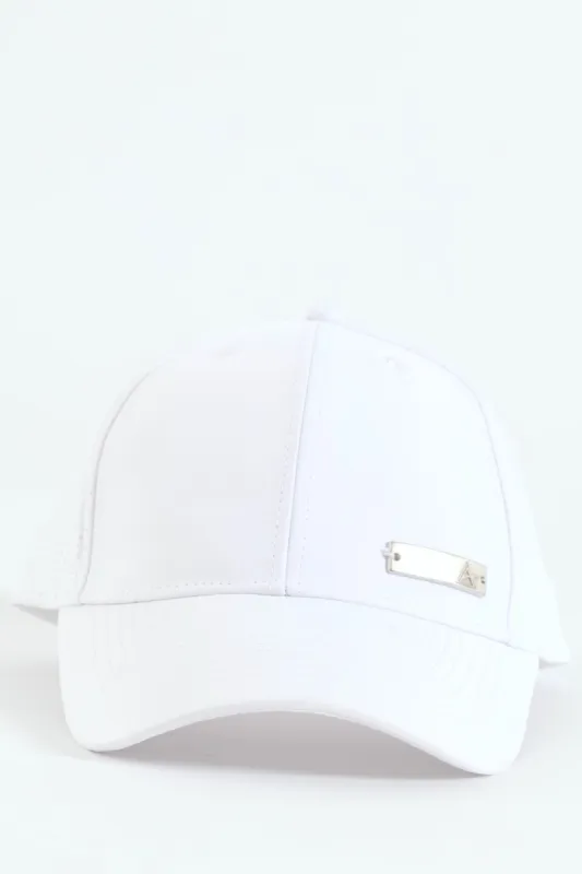 Runner Cap With Metal Ingot - White sold by Edgars