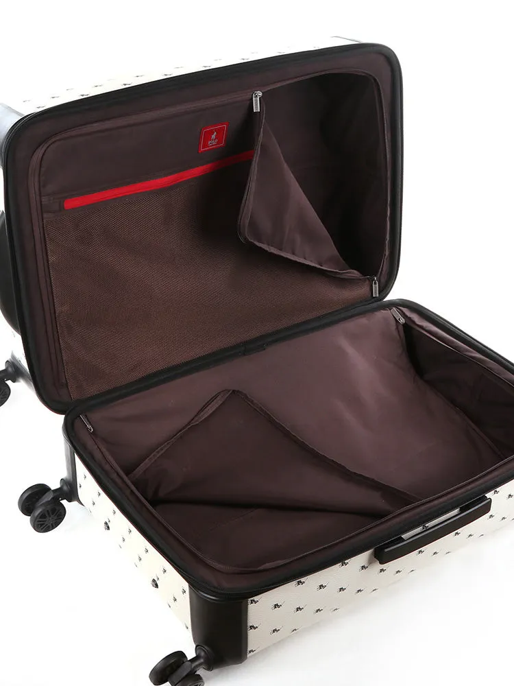 Classic Double Pack 4 Wheel Trolley Case - Cream sold by Edgars product image thumbnail 2