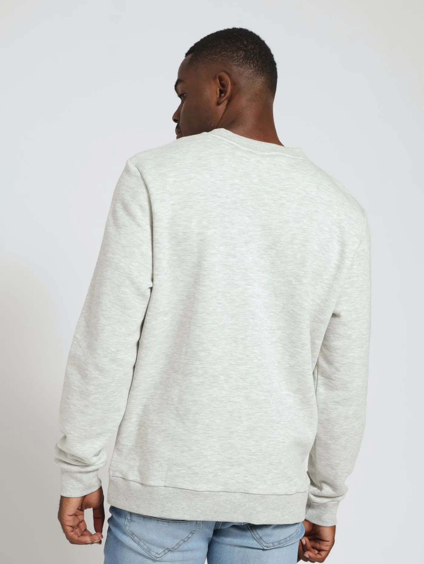 Martelli Crew Sweat Top - Grey Melange sold by Edgars product image thumbnail 4