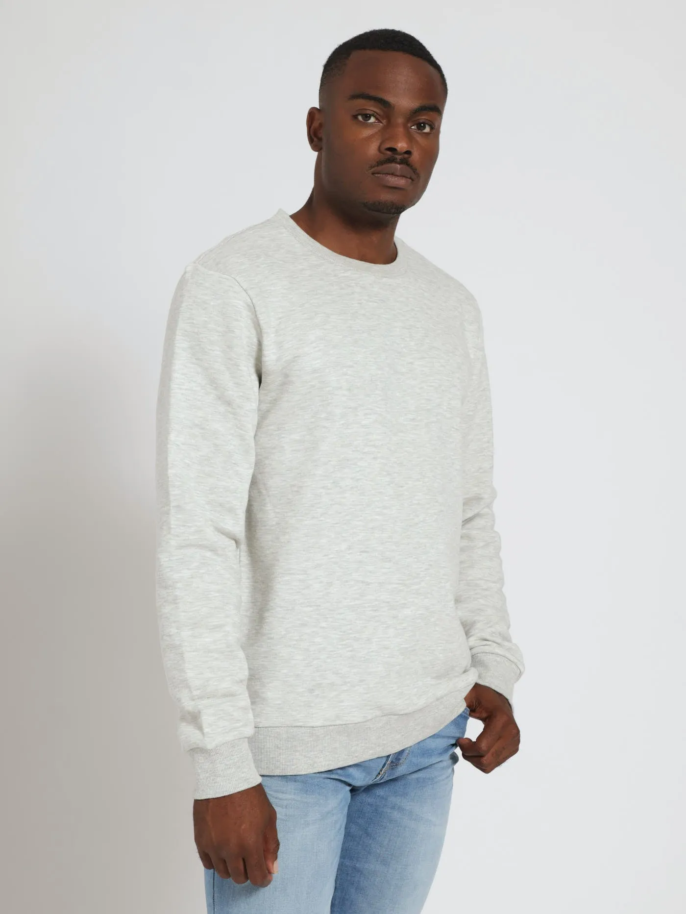 Martelli Crew Sweat Top - Grey Melange sold by Edgars product image thumbnail 2