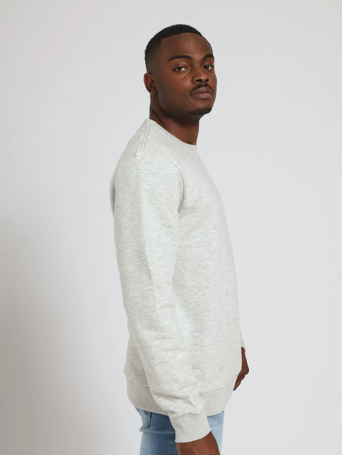 Martelli Crew Sweat Top - Grey Melange sold by Edgars product image thumbnail 3