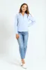 Button Through Striped Shirt - Blue sold by Edgars