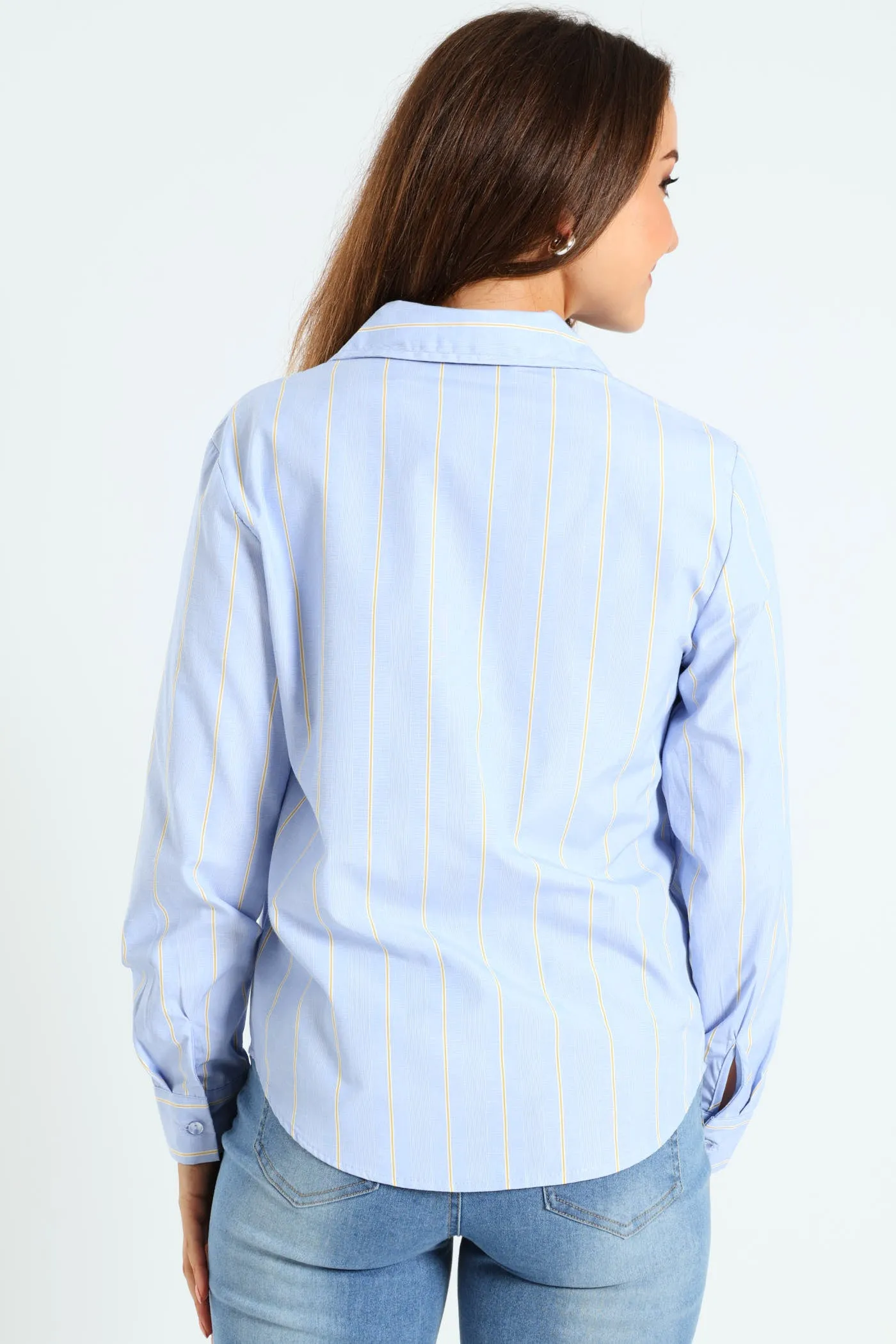 Button Through Striped Shirt - Blue sold by Edgars product image thumbnail 4