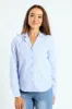 Button Through Striped Shirt - Blue sold by Edgars