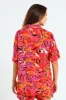 Oversized Printed Shirt - Pink/Orange sold by Edgars