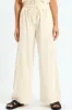 Linen Relaxed Pants - Beige sold by Edgars