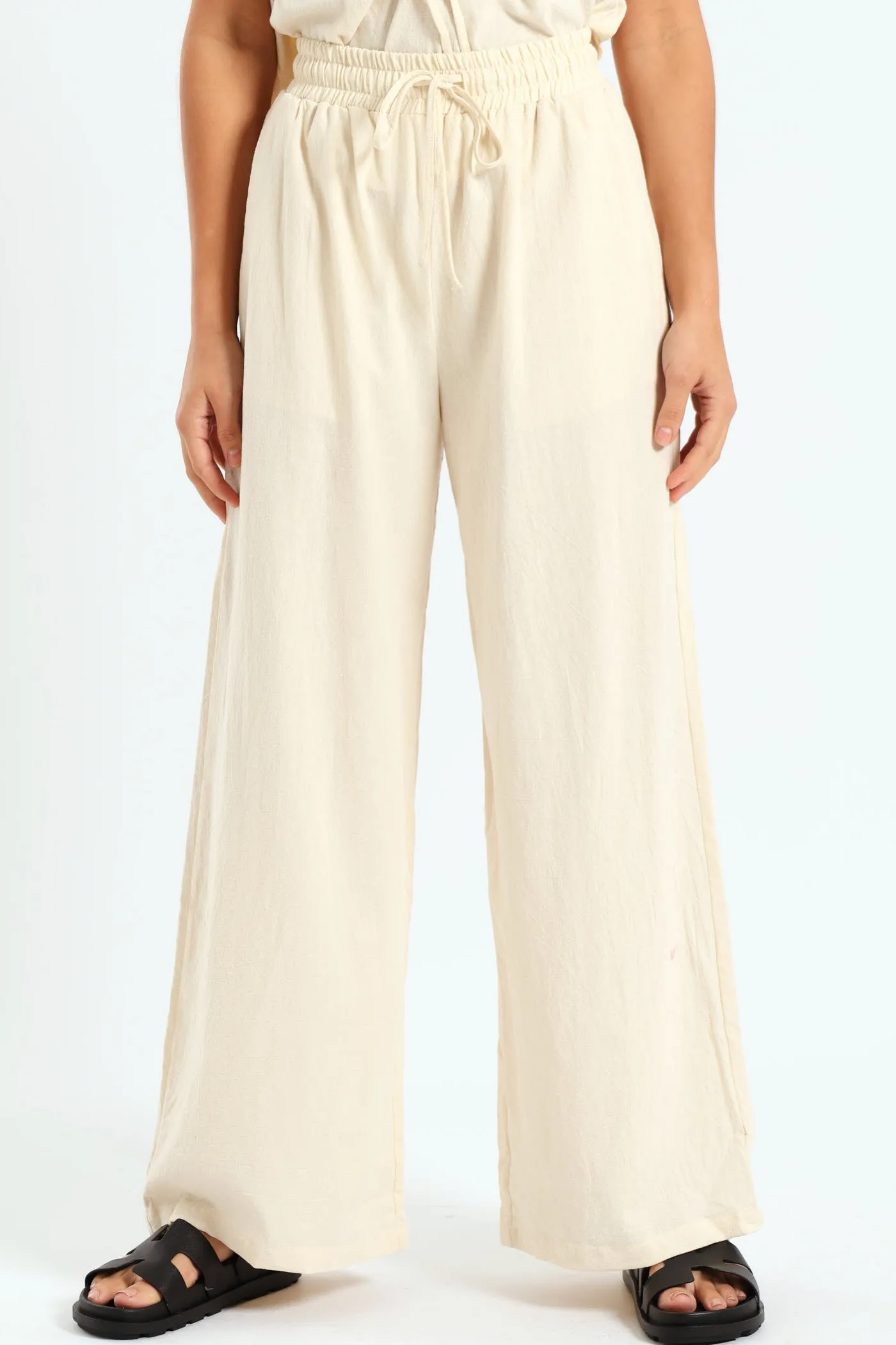 Linen Relaxed Pants - Beige sold by Edgars product image thumbnail 3