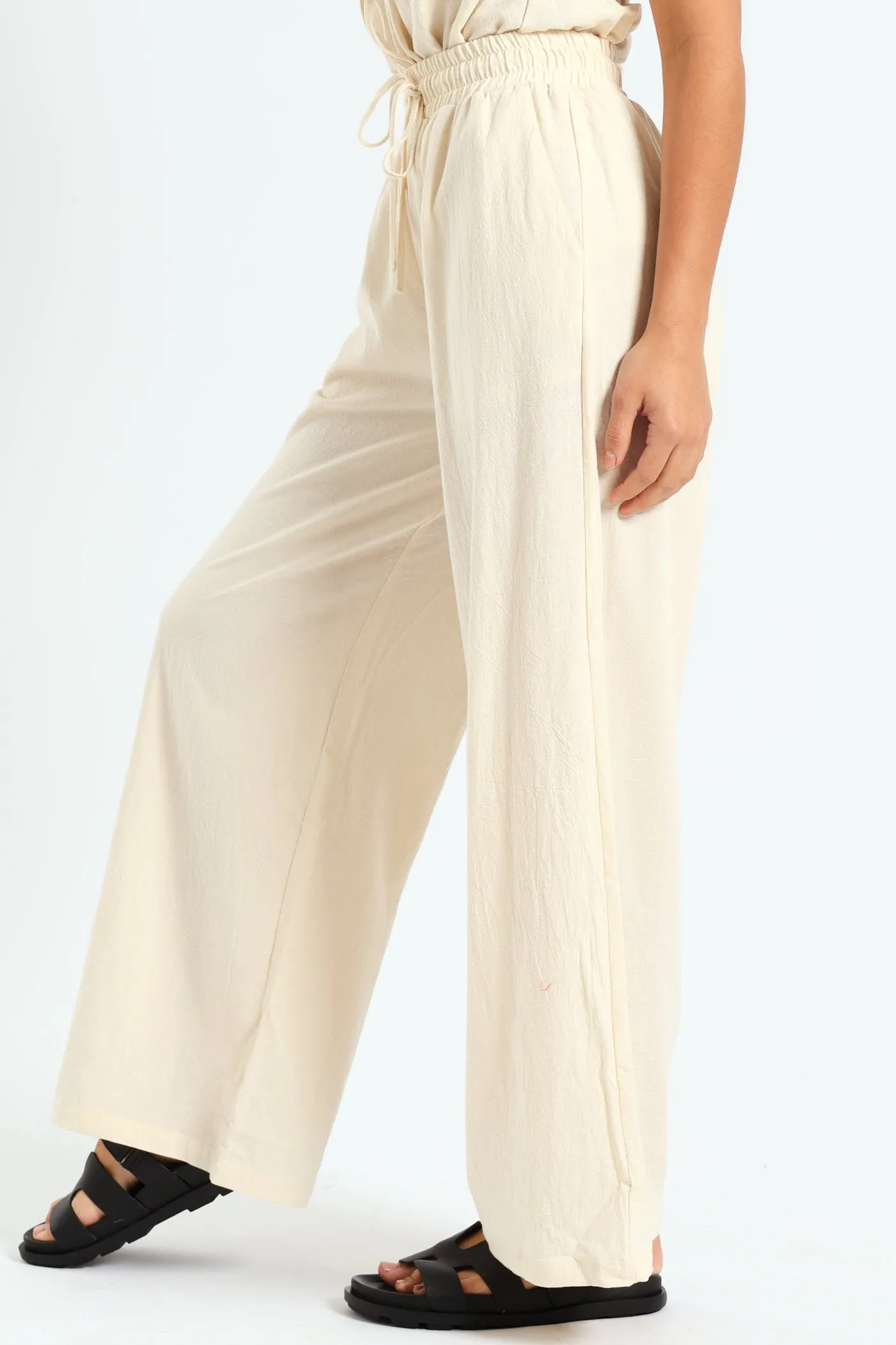 Linen Relaxed Pants - Beige sold by Edgars product image thumbnail 4