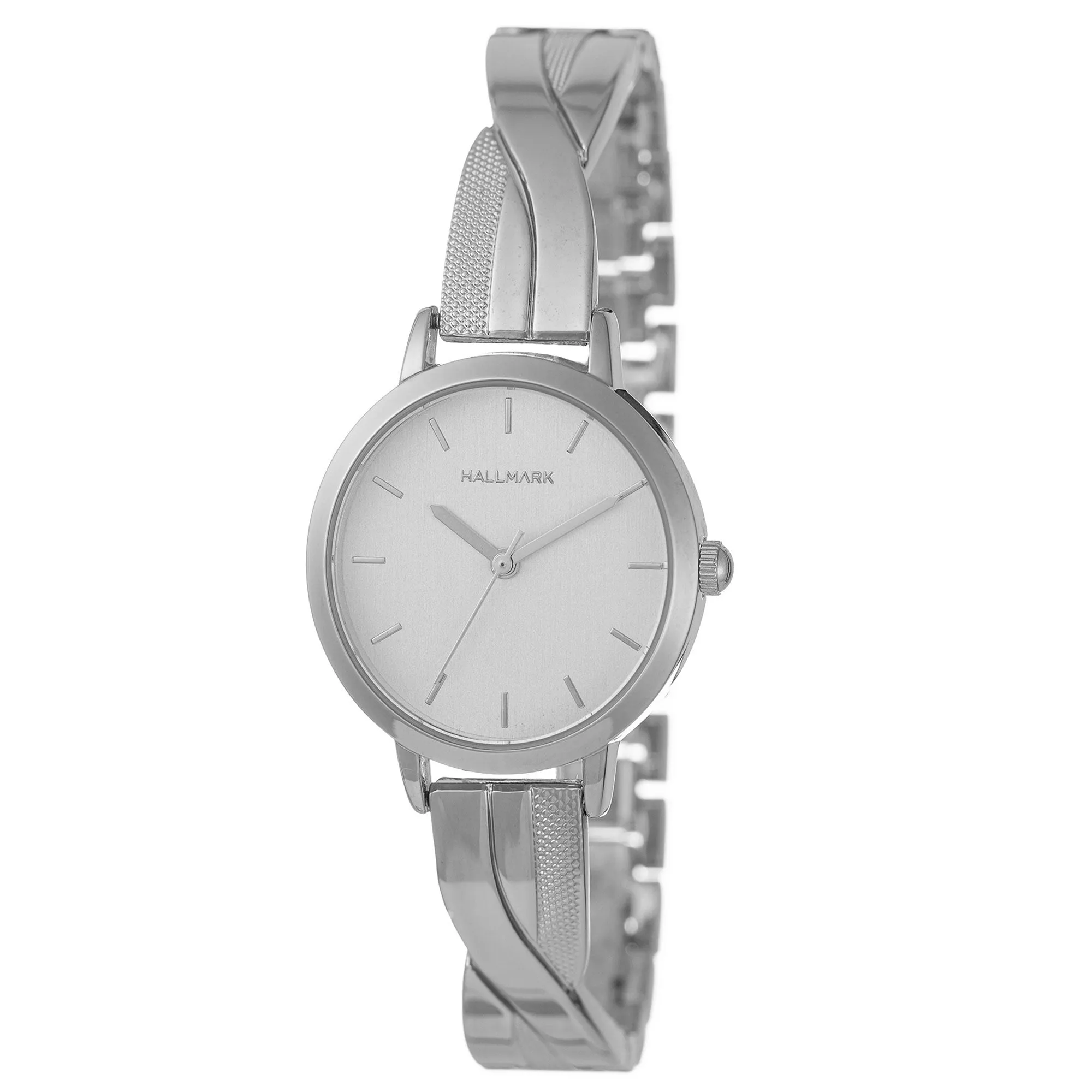 Ladies Round Classic Solid Bangle Silver Dial Watch sold by Edgars