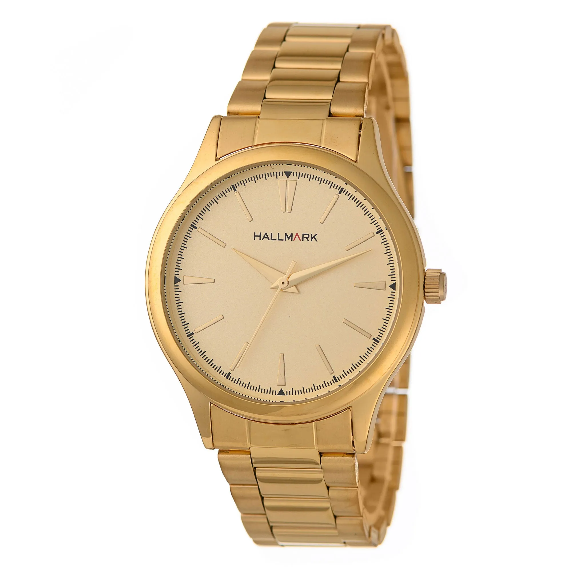 Gents Gold Bracelet Champagne Dial Watch sold by Edgars