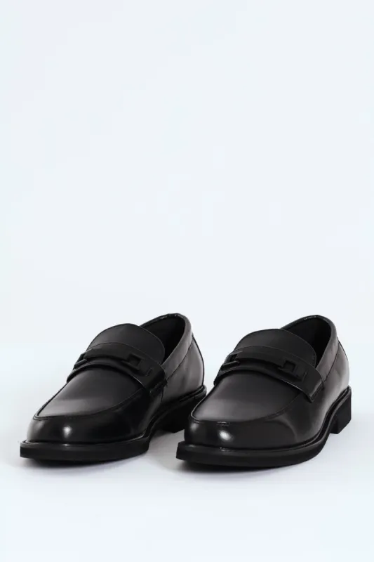 Trim Detail Formal Slip On Loafer  - Black sold by Edgars