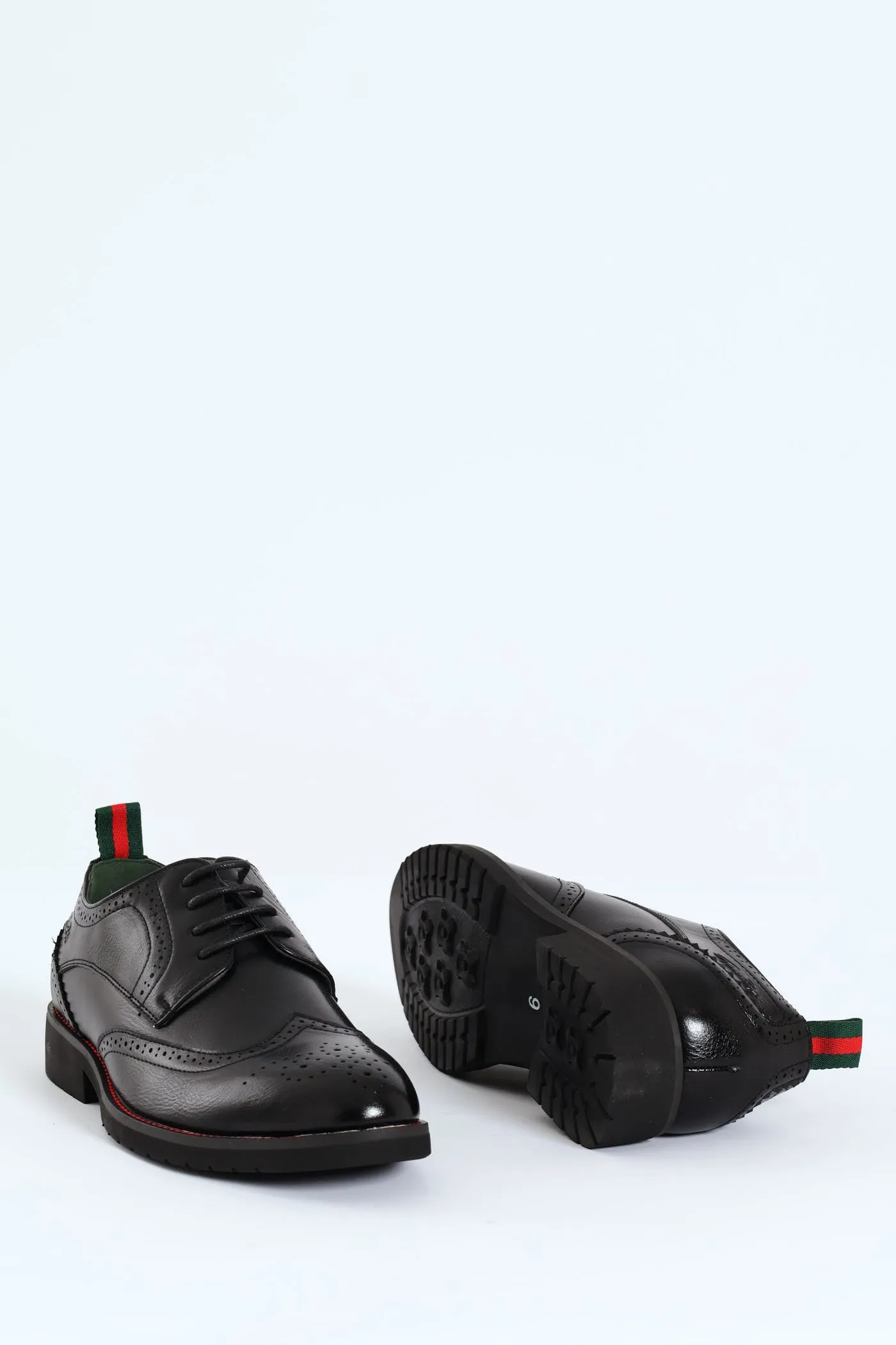 Brogue Apron Lace Up Derby Shoe - Black sold by Edgars product image thumbnail 2