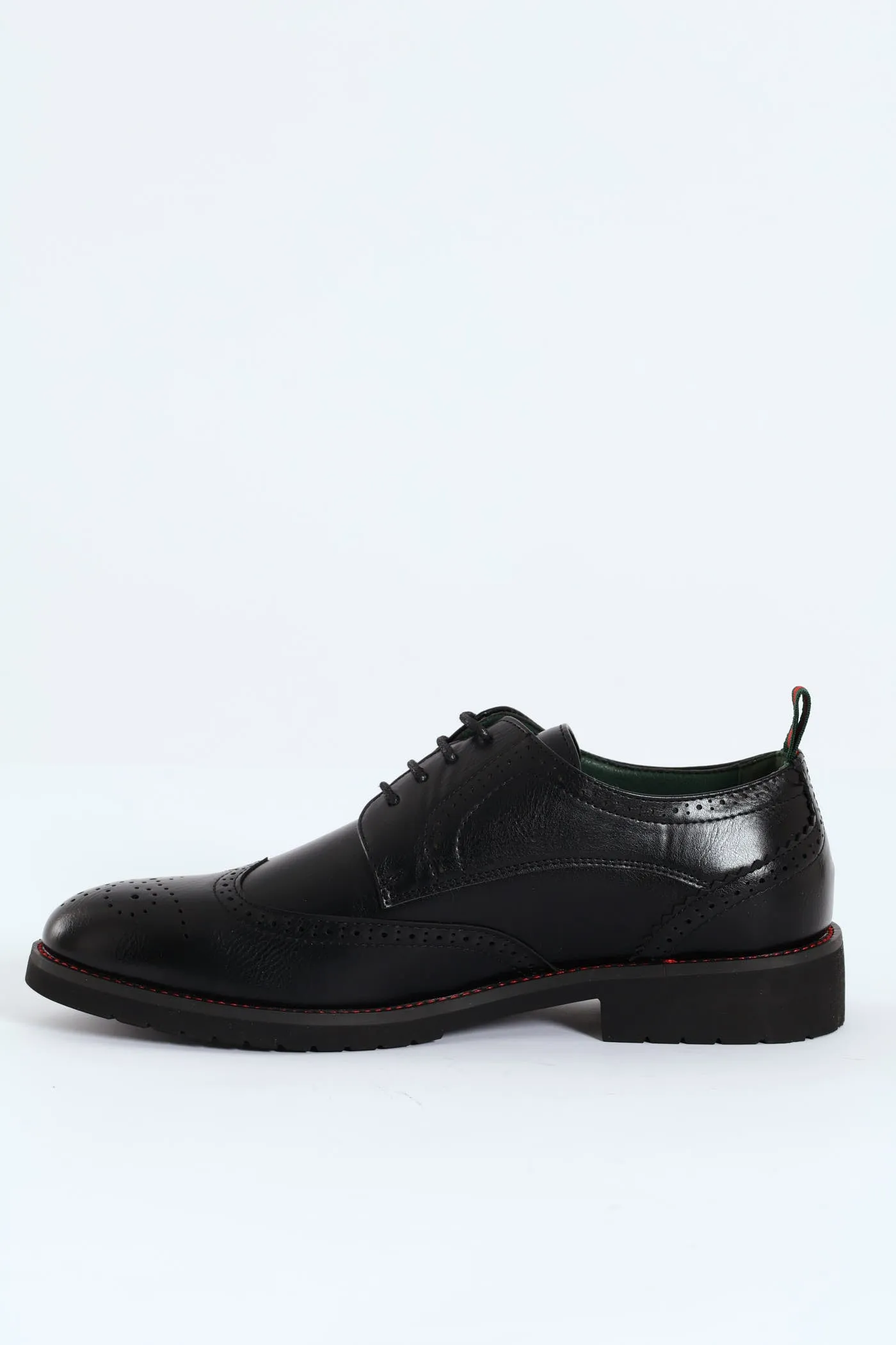 Brogue Apron Lace Up Derby Shoe - Black sold by Edgars product image thumbnail 4