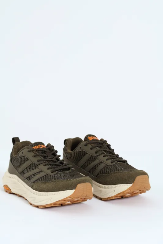 Rebel Lace Up Sneaker - Olive sold by Edgars 