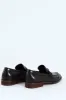 Circle Pony Trim Penny Loafer - Black sold by Edgars