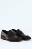 Circle Pony Trim Penny Loafer - Black sold by Edgars