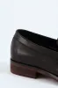 Circle Pony Trim Penny Loafer - Black sold by Edgars