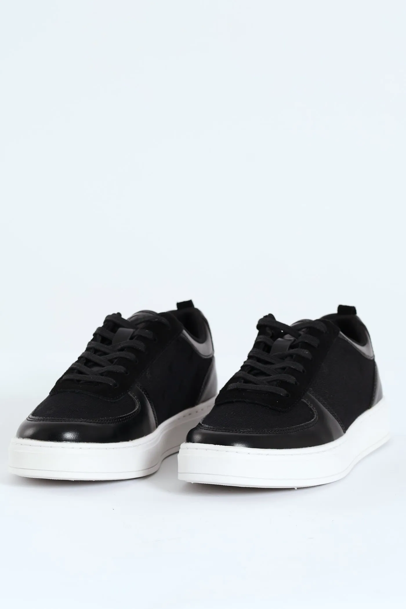 Jacquard Monogram Sneaker - Black sold by Edgars