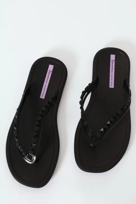 Shakira Meu Sol Thong Sandal - Black sold by Edgars 