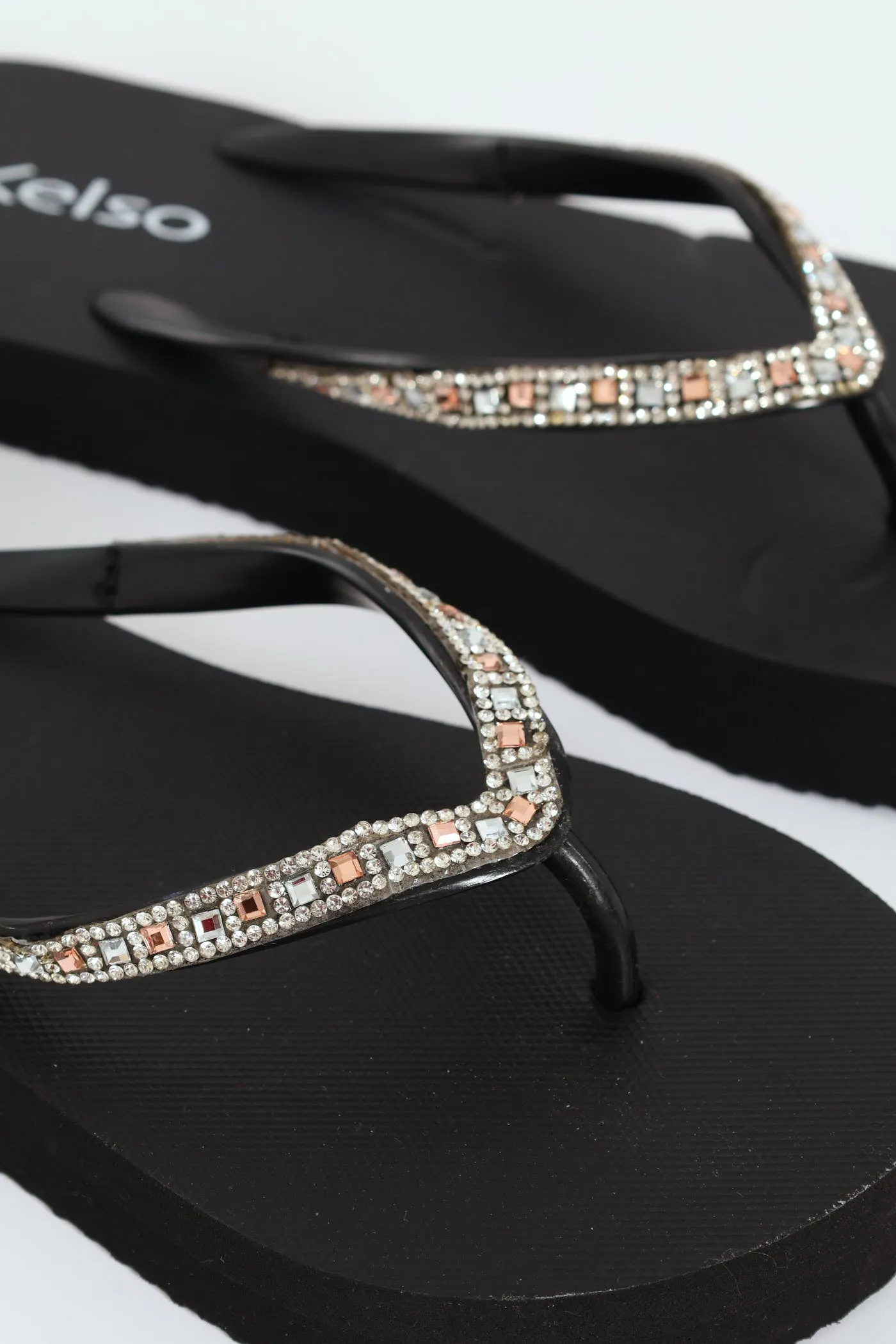 Diamante Strap Thong Sandal - Black sold by Edgars product image thumbnail 2