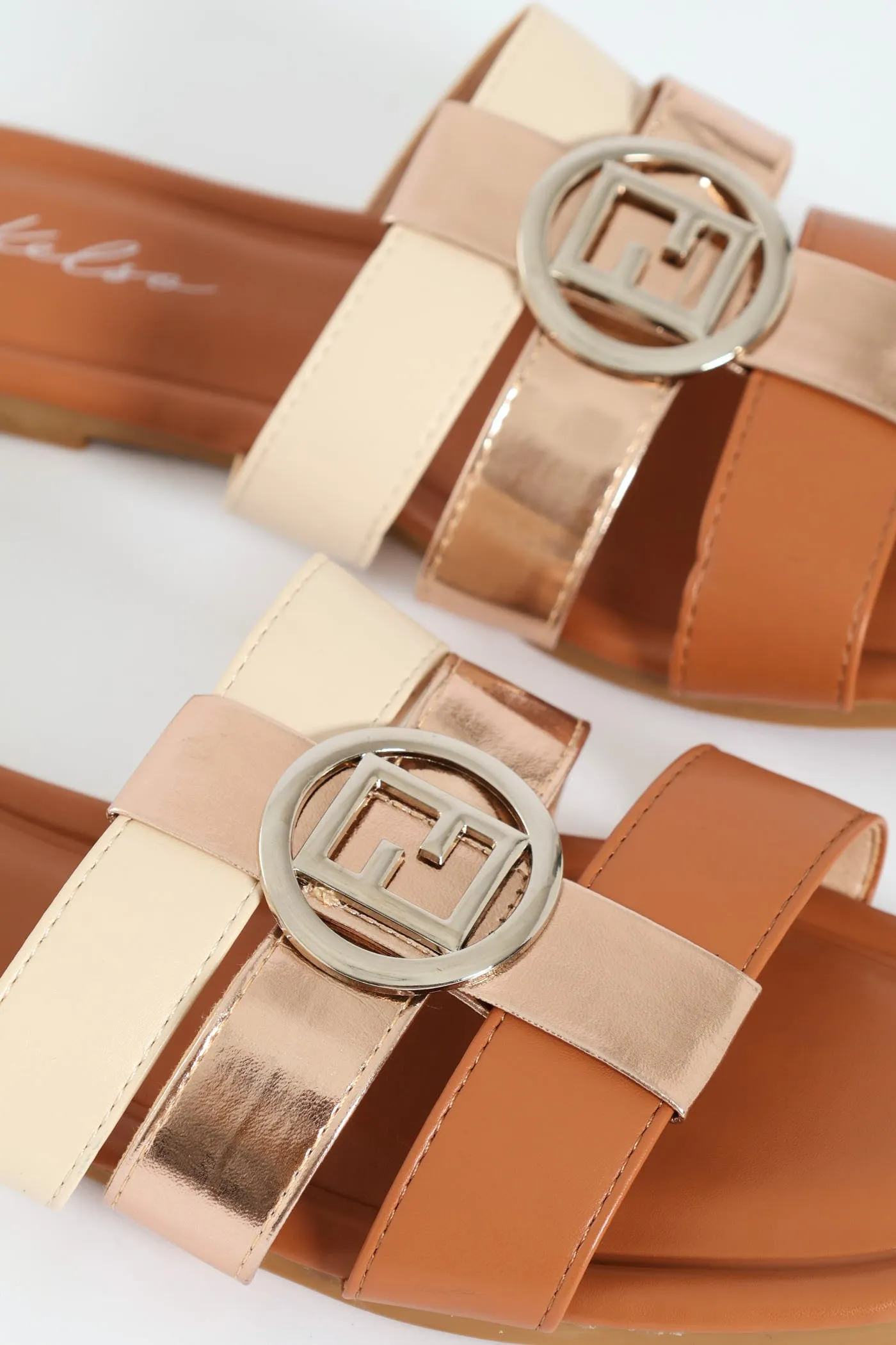 Trim Detail Triple Strap Mule Sandal sold by Edgars product image thumbnail 3