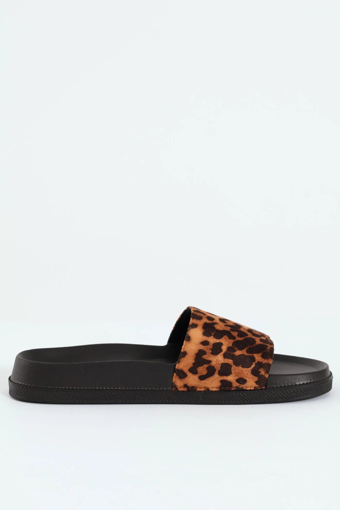 Eva Slide With Animal Print Strap - Brown sold by Edgars product image thumbnail 2