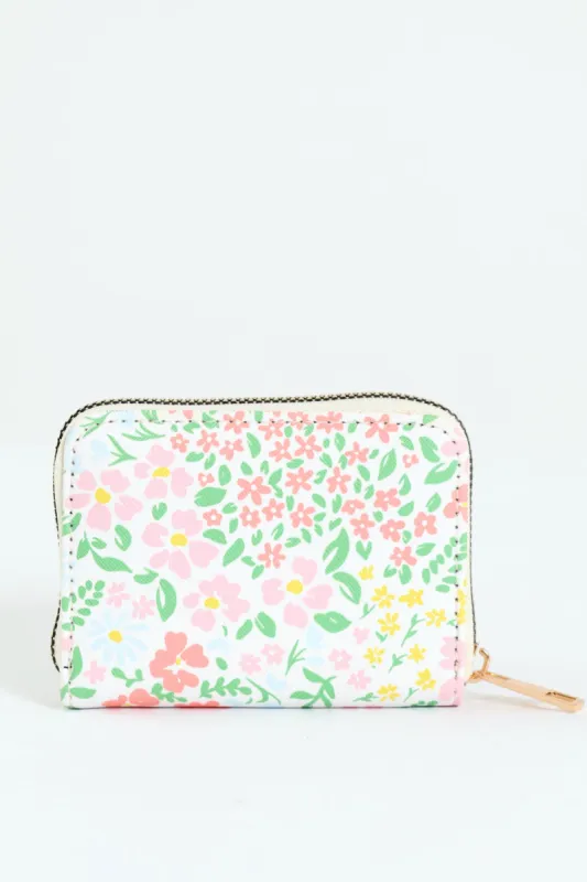 Ditsy Floral Small Zip Around Purse sold by Edgars 