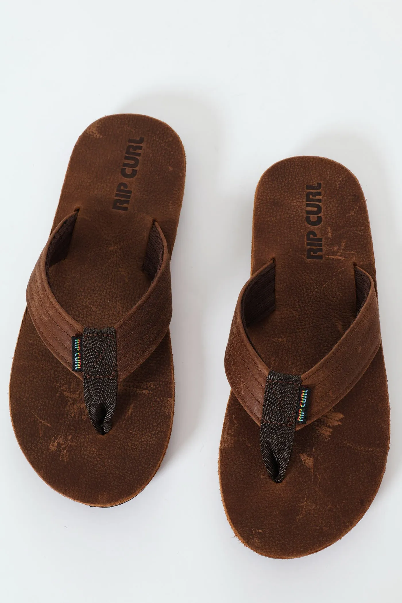 Leather Revival Open Toe Wide Vamp Sandal - Dark Brown sold by Edgars