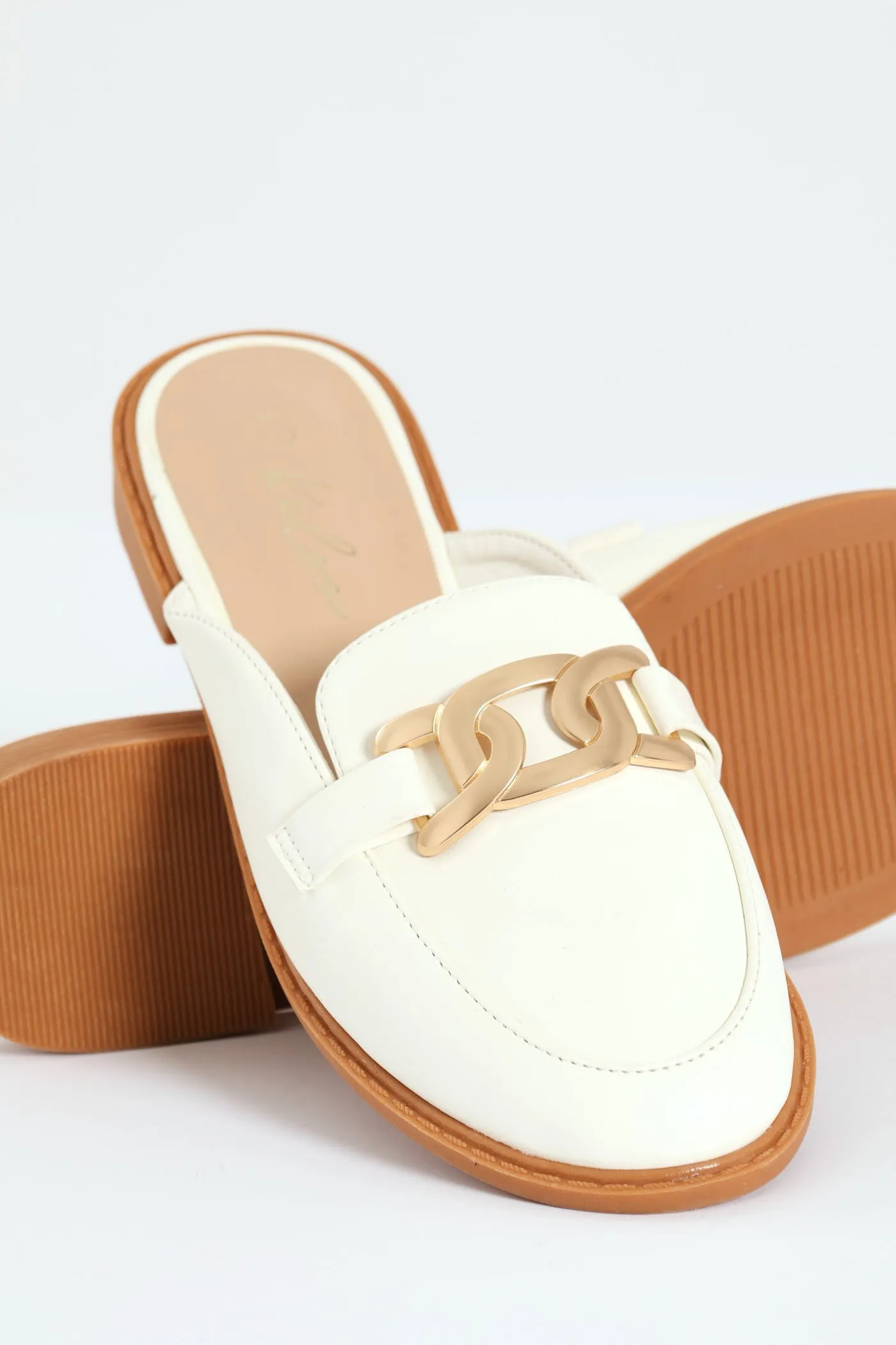 Chain Trim Push In Loafer - White sold by Edgars product image thumbnail 2