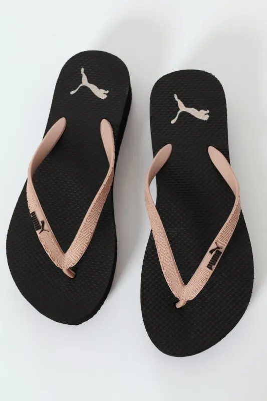 Stacked Flip Flop - Black sold by Edgars