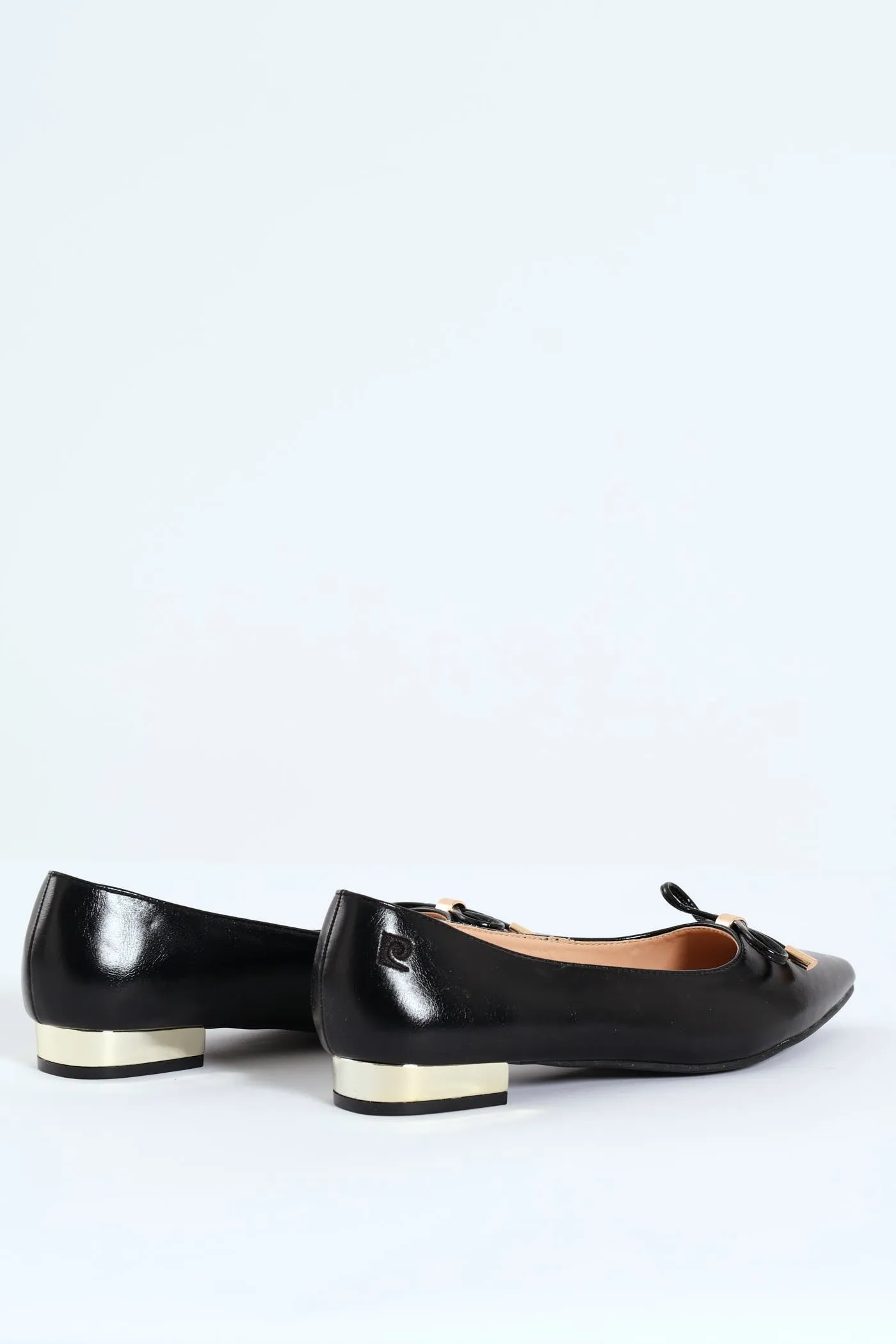Mirelle 1 Pointed Toe Bow Trim Pump - Black sold by Edgars product image thumbnail 3