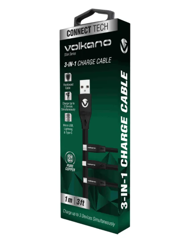 Sim Flat 3-in-1 Cable sold by Edgars 