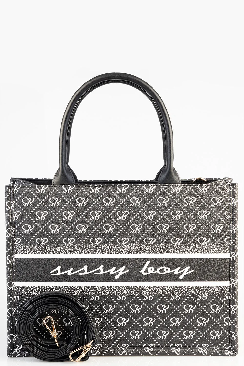 Printed Jacquard Tote Bag - Black sold by Edgars product image thumbnail 2