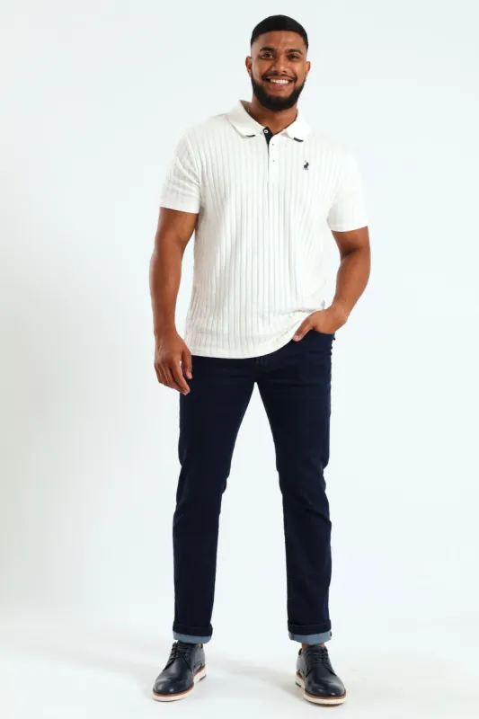 Andre Textured Golfer - Off White sold by Edgars