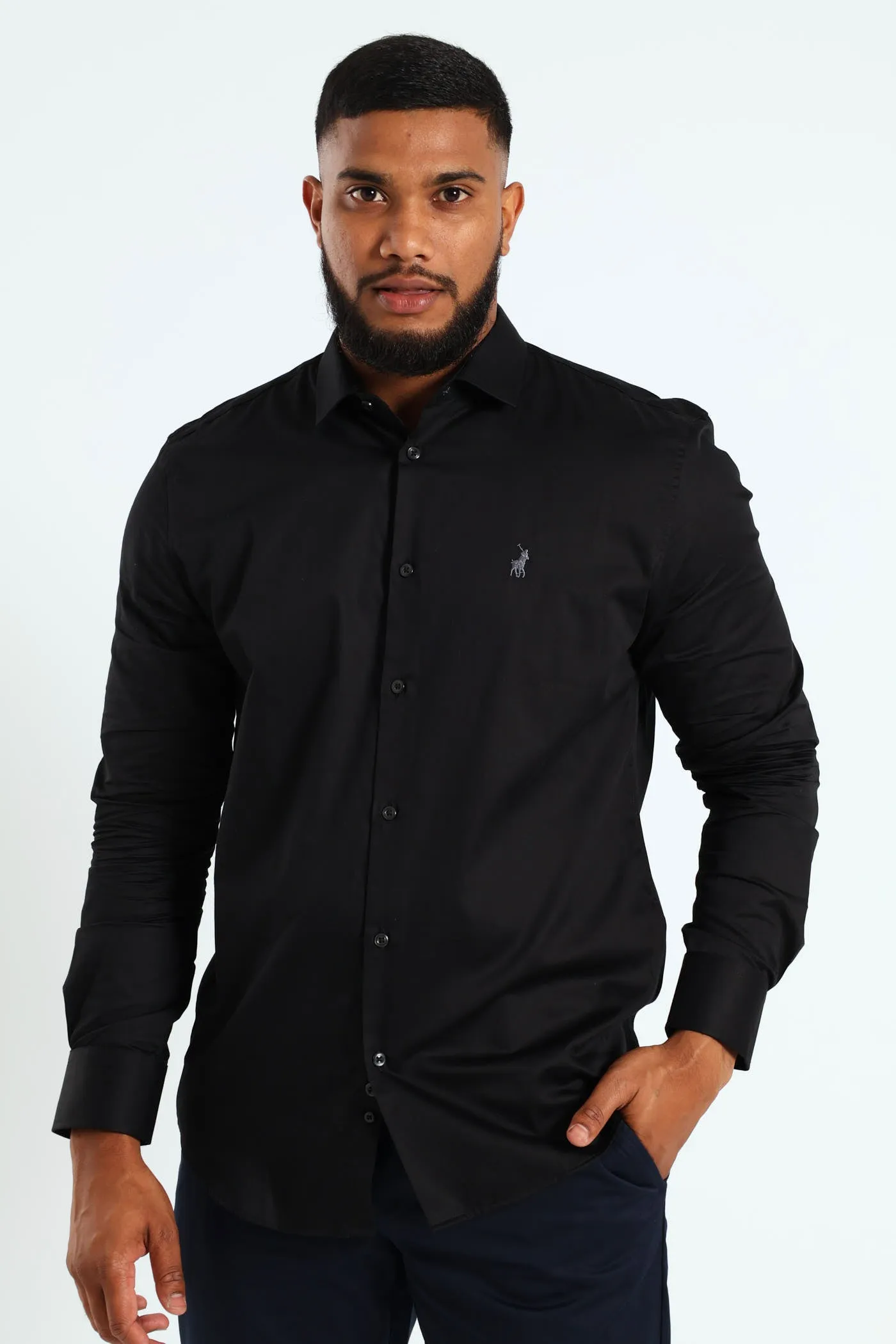 Greig Shirt - Black sold by Edgars