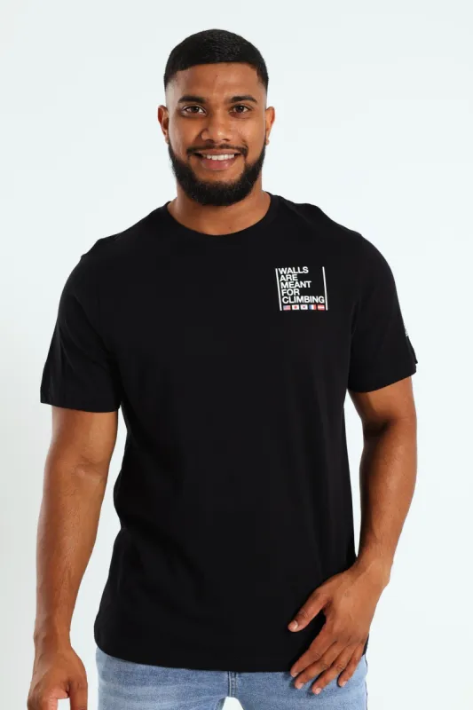 Walls Tee - Black sold by Edgars