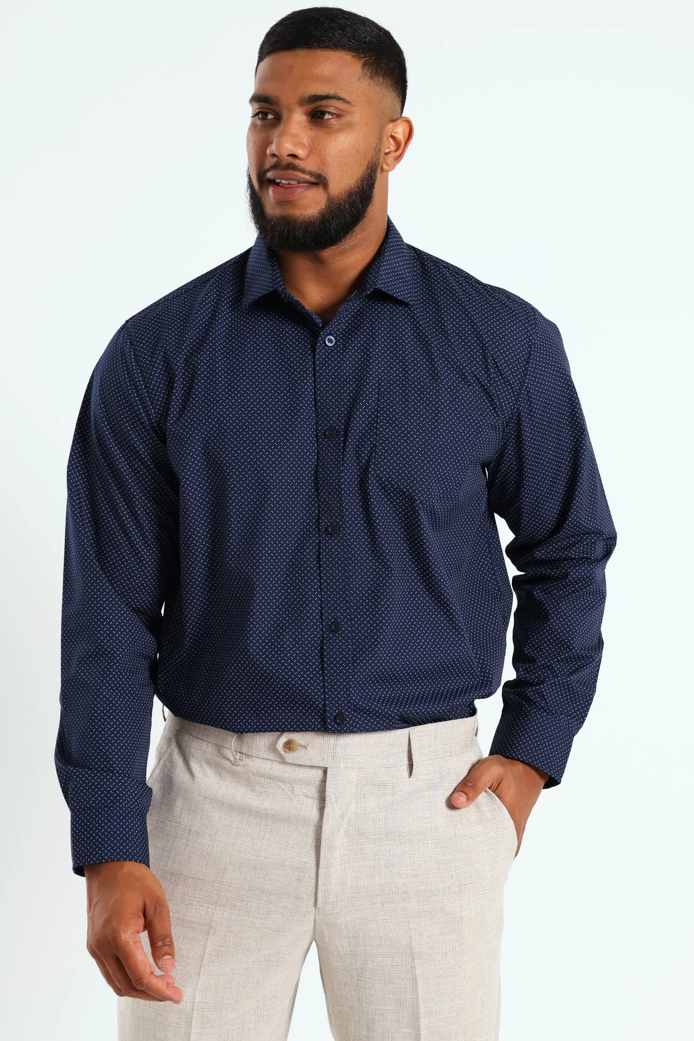 Two Spot Shirt - Navy sold by Edgars product image thumbnail 2