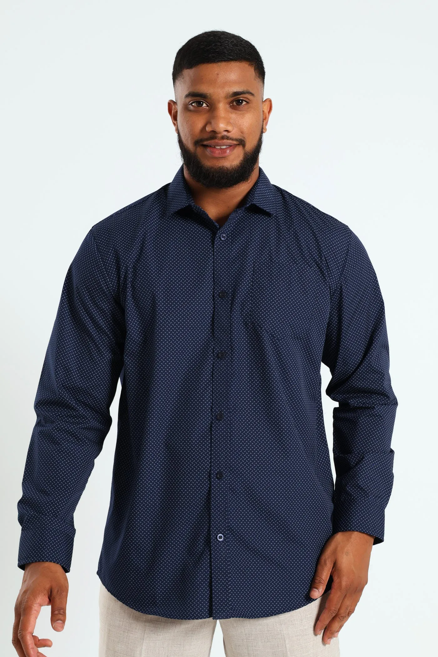 Two Spot Shirt - Navy sold by Edgars