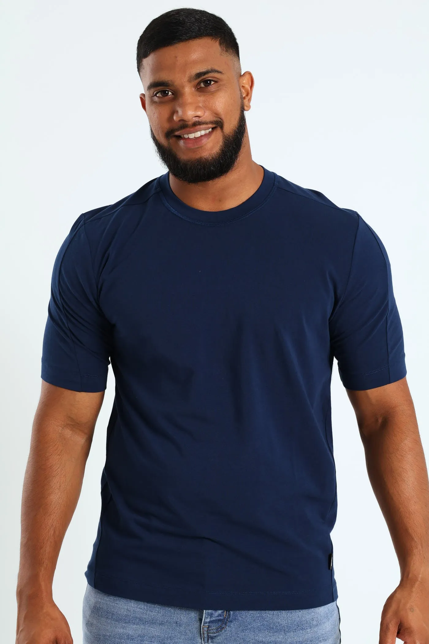 All Day Short Sleeve Tee - Dark Navy sold by Edgars