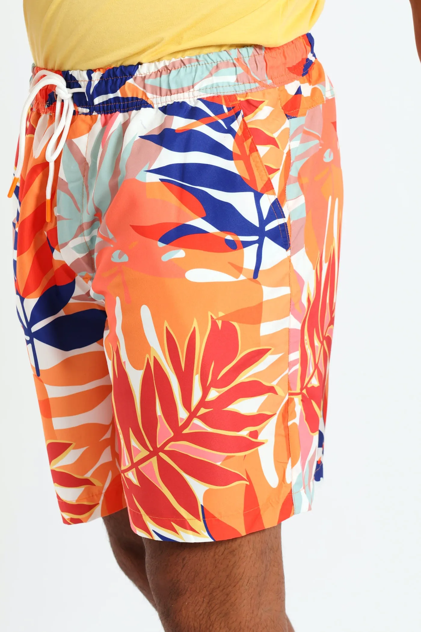 Bright Floral Swim Short - Orange sold by Edgars product image thumbnail 2