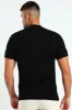 Quarter Zip Knit T-Shirt - Black sold by Edgars