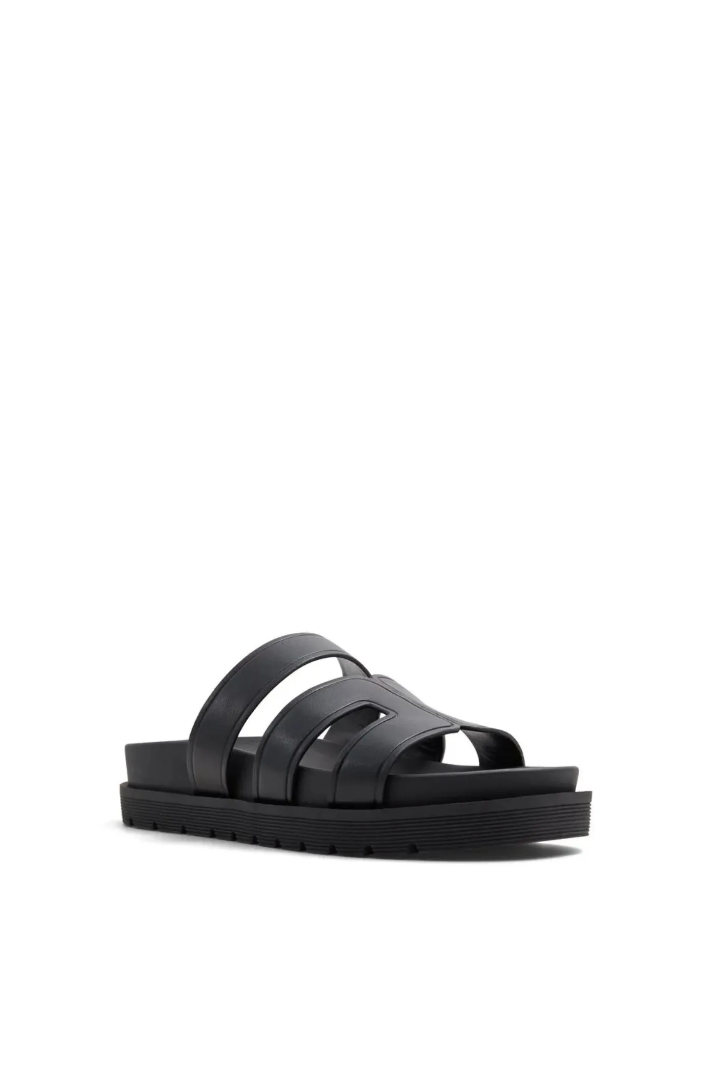 Casablanca Push In Multi Strap Sandal - Black sold by Edgars