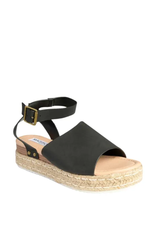 Catherine 2 Platform Espadrille Sandal - Black sold by Edgars