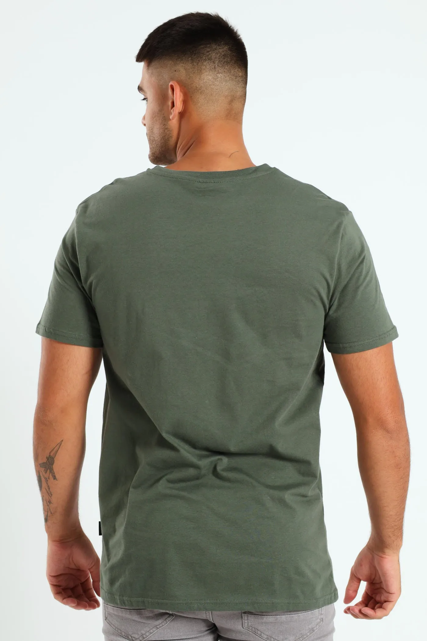 Short Sleeve Basic Print Tee - Sage sold by Edgars product image thumbnail 3