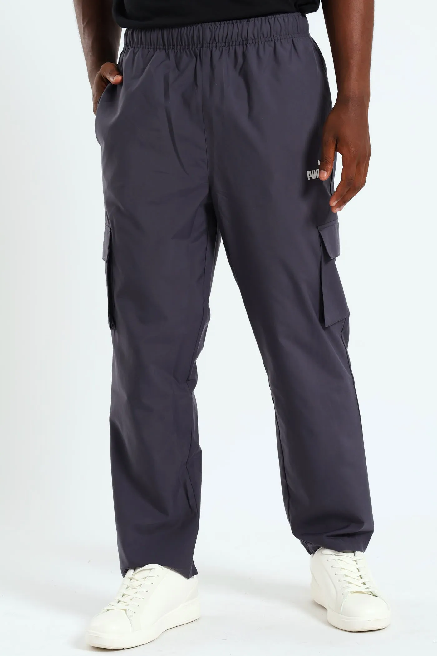 Power Woven Cargo Pants - Grey sold by Edgars
