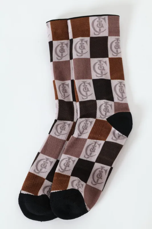 Anklet Socks - Black/Brown sold by Edgars 
